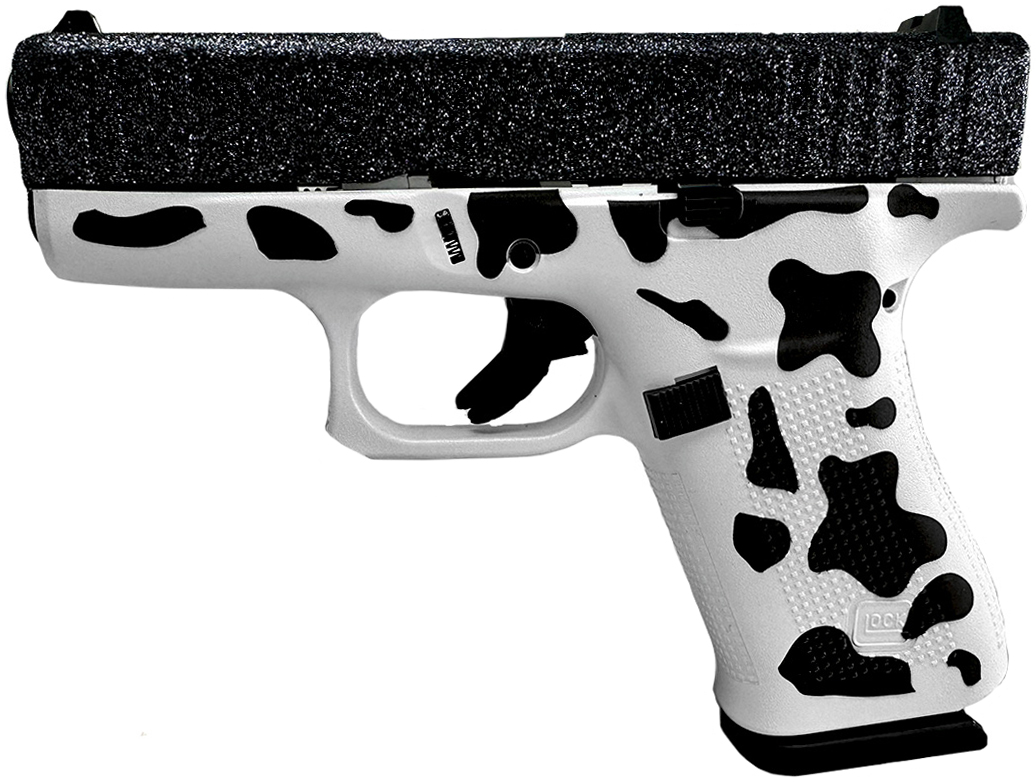 GLOCK 43X 9MM GLITTER GUNZ TACTICAL COW - Sale